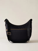 LUNA BAG MEDIUM IN JET - Dark Black