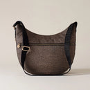 LUNA BAG MEDIUM IN JET - Op Natural/Black