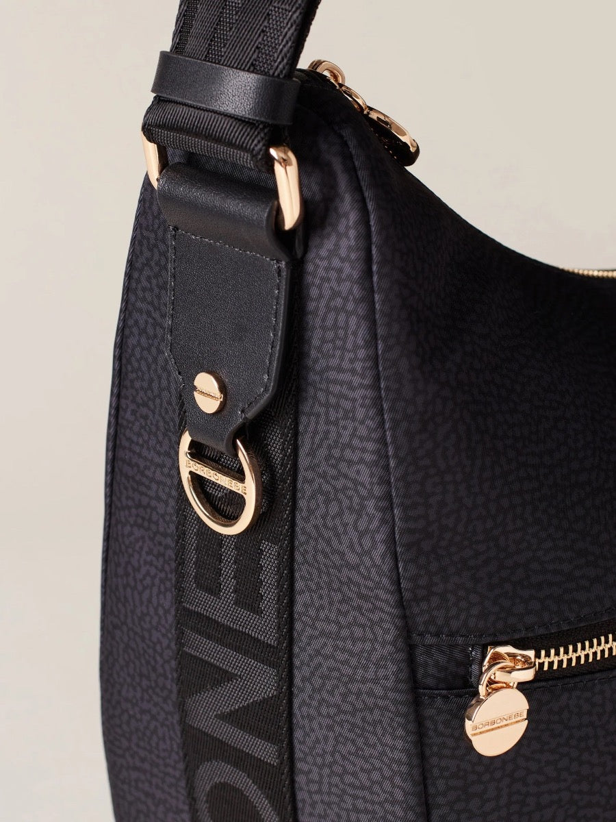 LUNA BAG MEDIUM IN JET - Dark Black image1