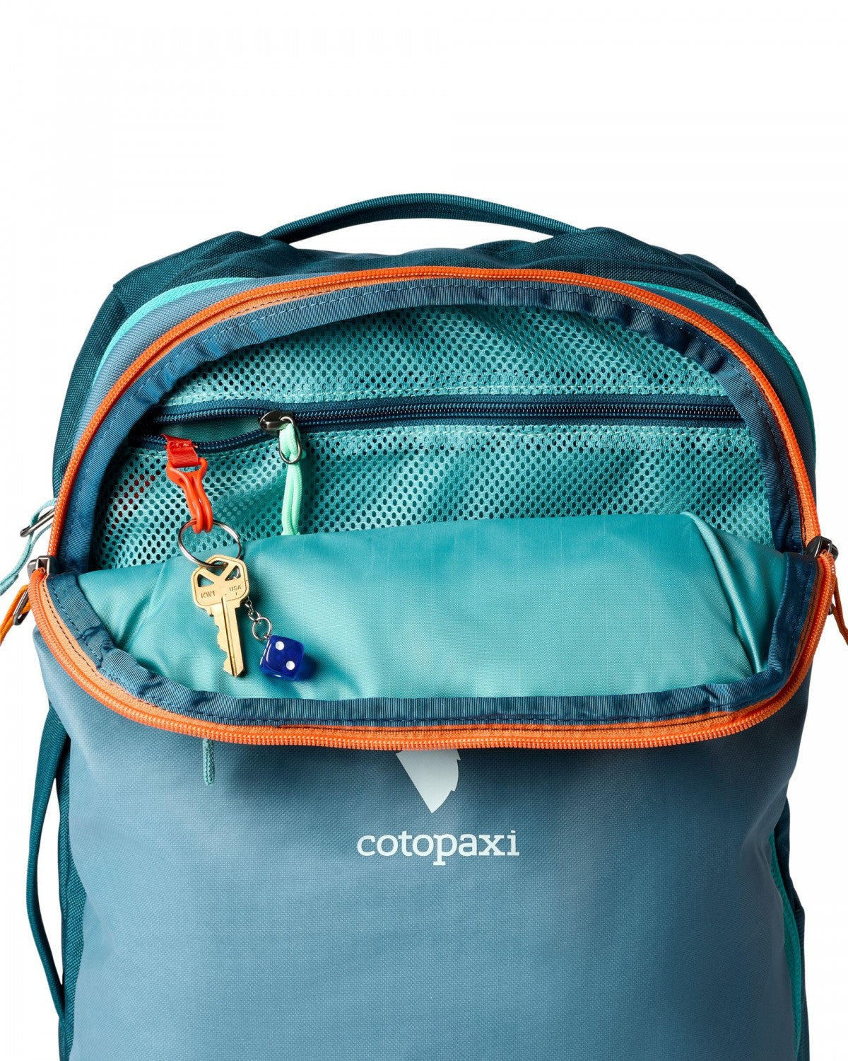 MITTLERER RUCKSACK MIT TASCHEN - Olive