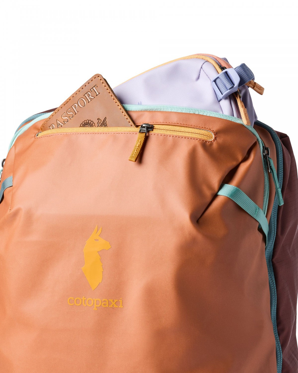 MITTLERER RUCKSACK MIT TASCHEN - Olive