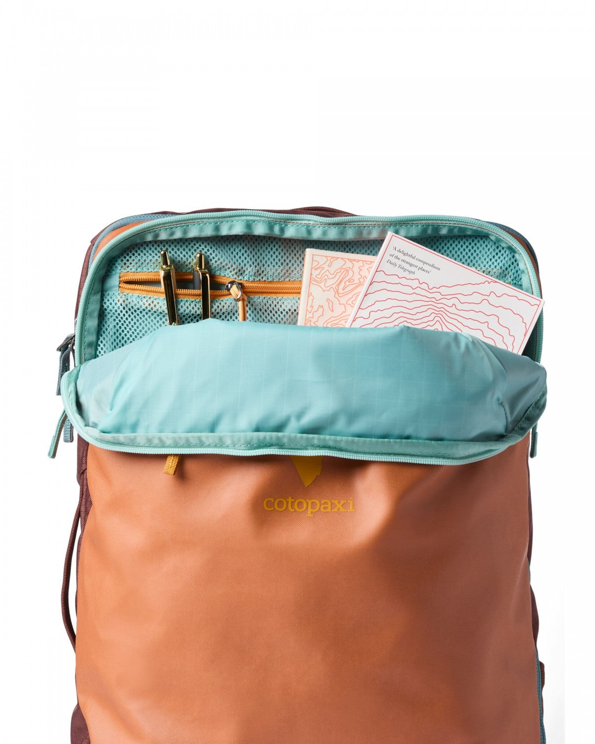 MITTLERER RUCKSACK MIT TASCHEN - Olive