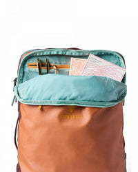 MITTLERER RUCKSACK MIT TASCHEN - Olive