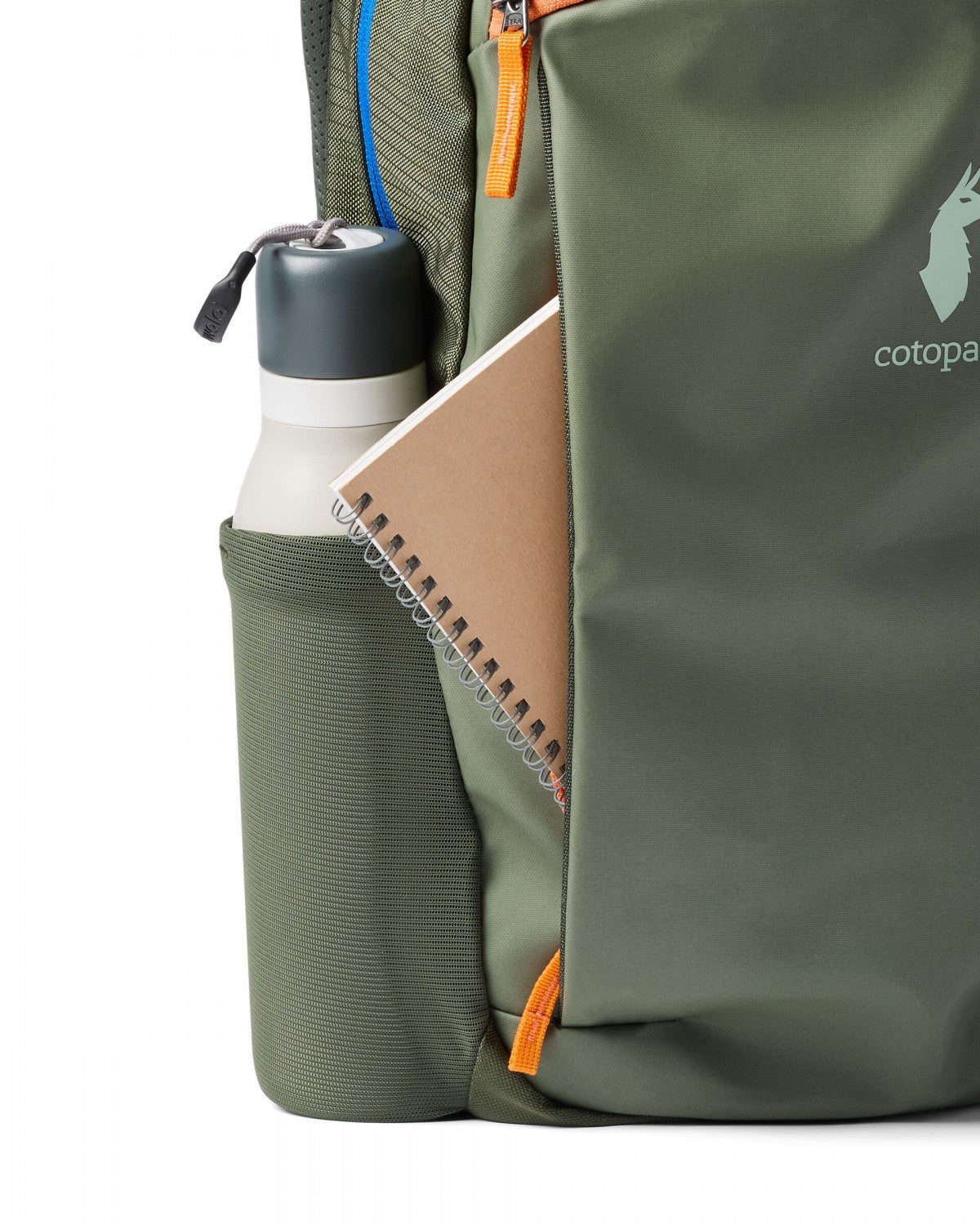 MITTLERER RUCKSACK MIT TASCHEN - Olive