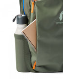 MITTLERER RUCKSACK MIT TASCHEN - Olive