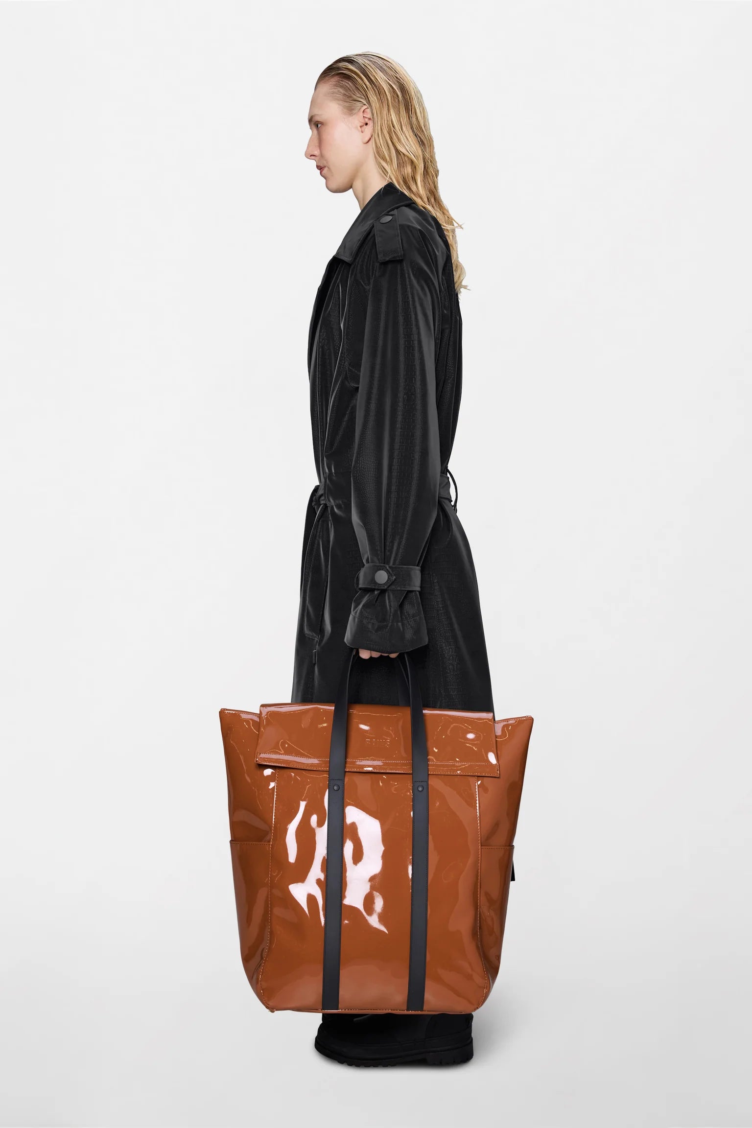 2 Way Tote Bag Large - Ocre