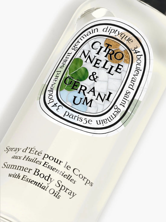 CITRONELLA & GERANIUM - Anti-Mosquito Body Spray