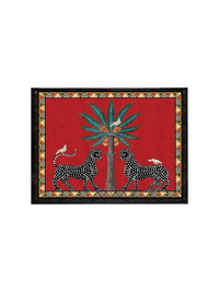 MOSAIC TRAY Blue Large 38x28cm